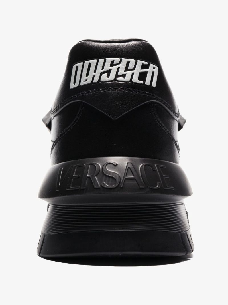 Black Odissea Leather Sneakers