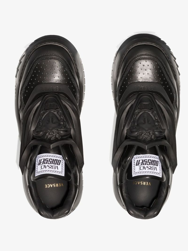 Black Odissea Leather Sneakers