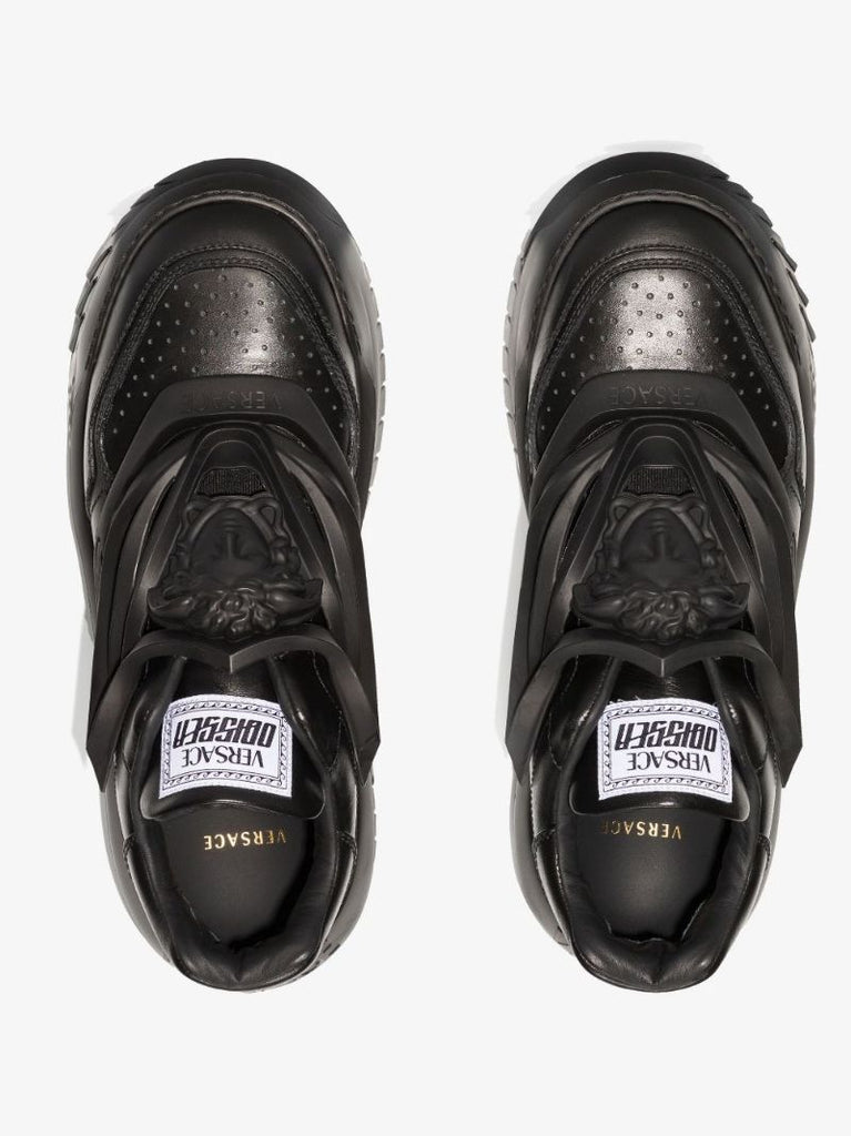 Black Odissea Leather Sneakers
