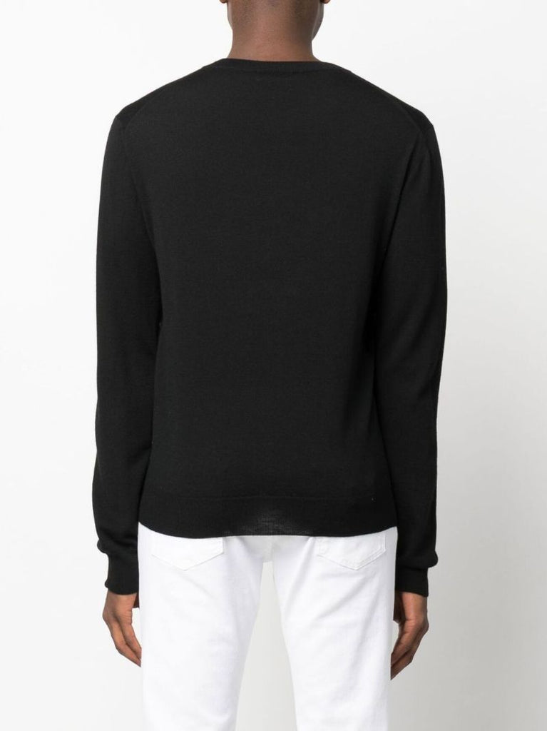 Black Medusa Wool Sweater