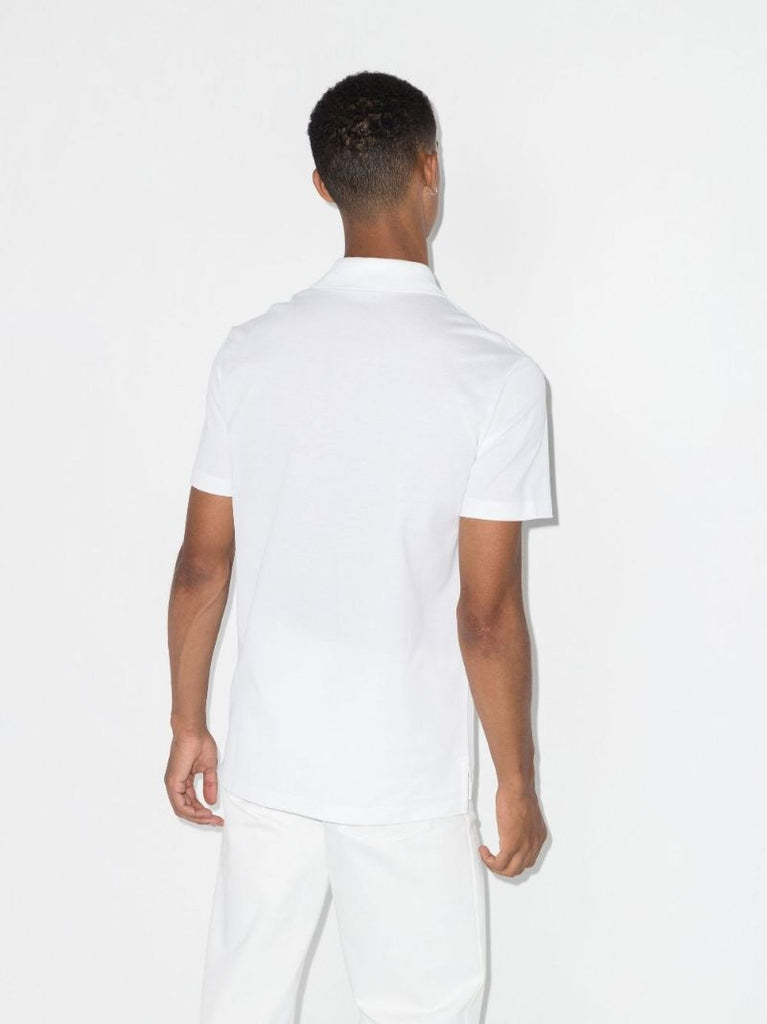 White Medusa Logo Polo Shirt
