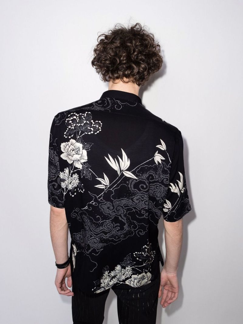 Short Sleeve Floral Print Shirt