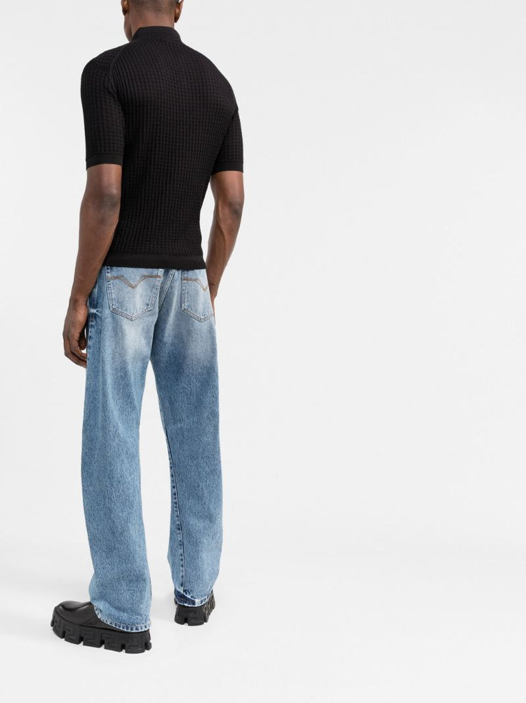 Light Blue Twisted Seam Jeans