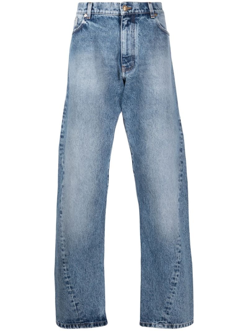 Light Blue Twisted Seam Jeans