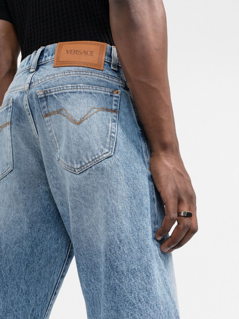 Light Blue Twisted Seam Jeans
