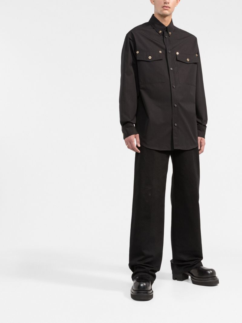 Black Medusa Greca Shirt