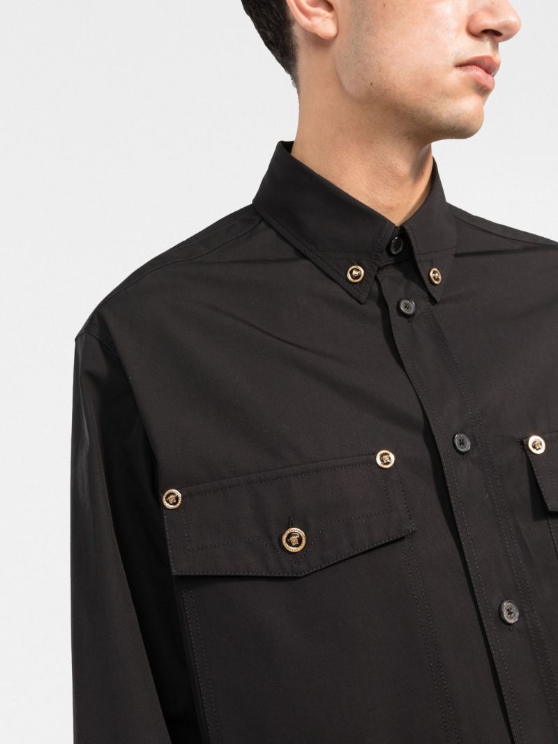 Black Medusa Greca Shirt