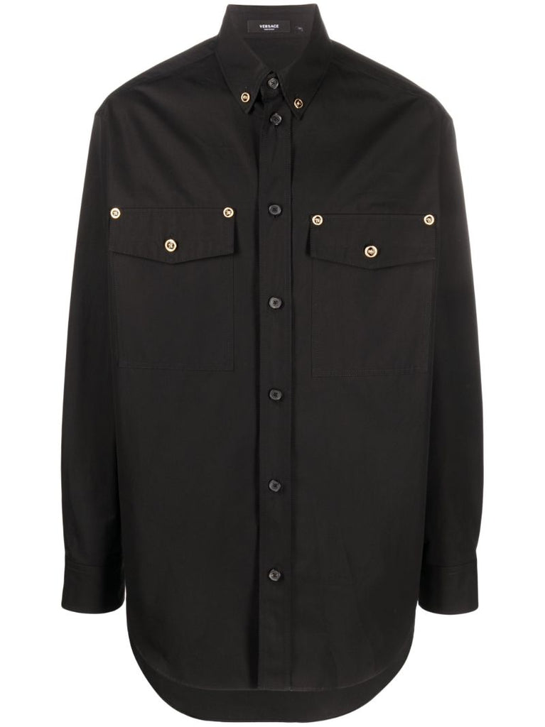 Black Medusa Greca Shirt