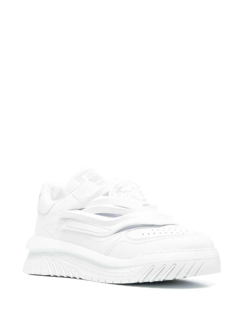 White Odissea Leather Sneakers