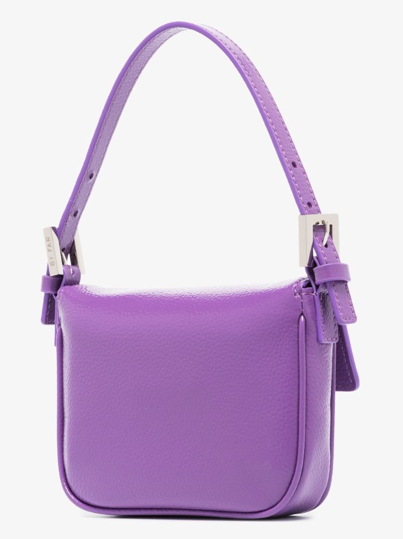 Purple Alfie Mini Leather Top Handle Bag