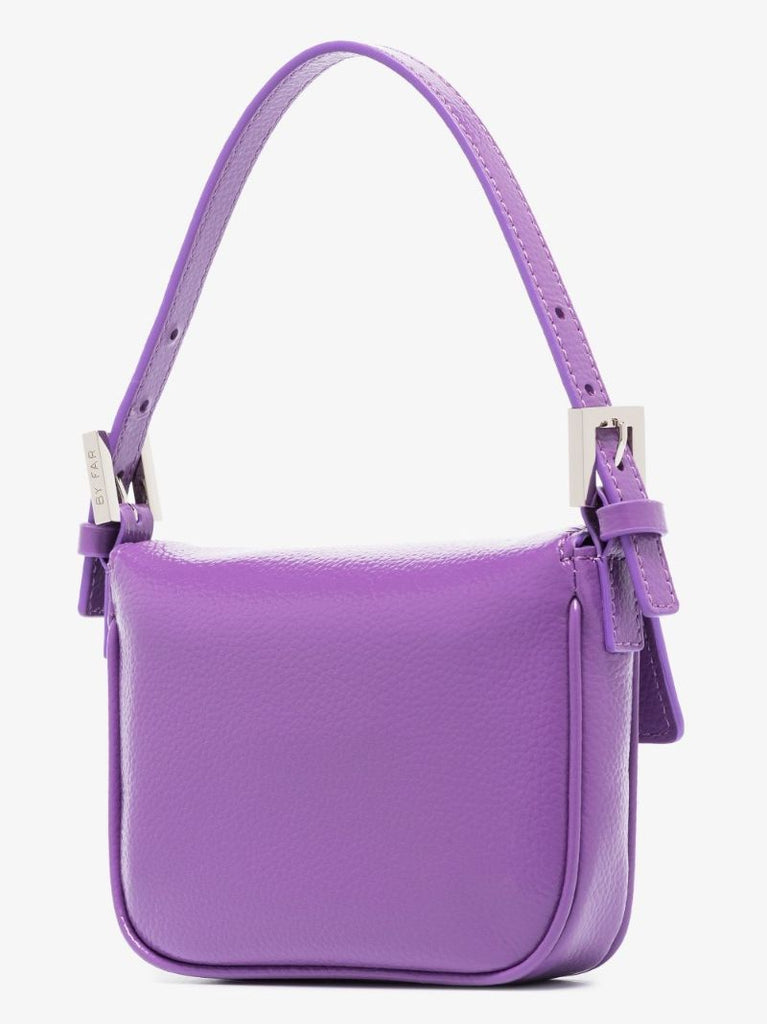 Purple Alfie Mini Leather Top Handle Bag