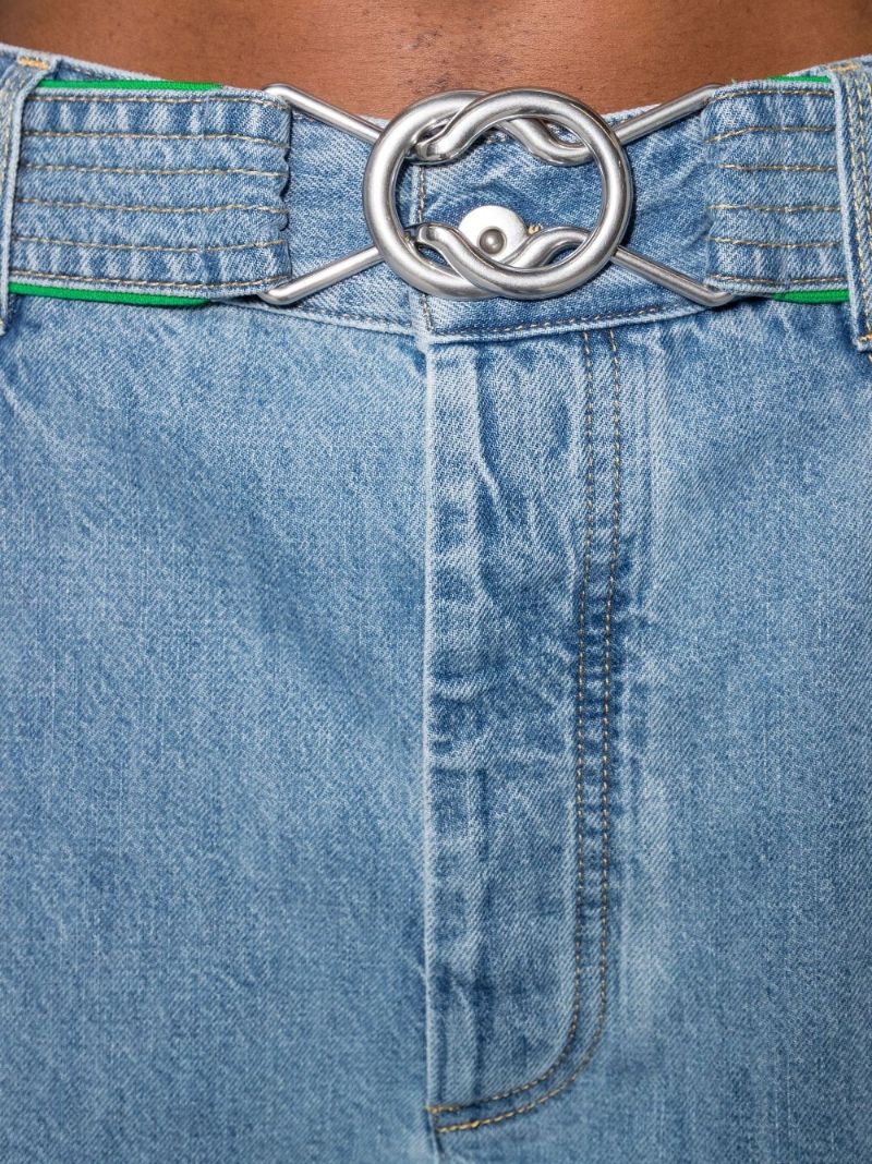Belted Wide Leg Jeans