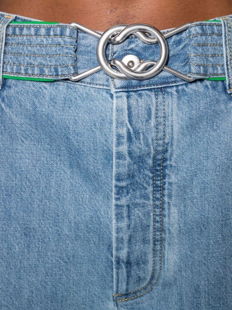 Belted Wide Leg Jeans