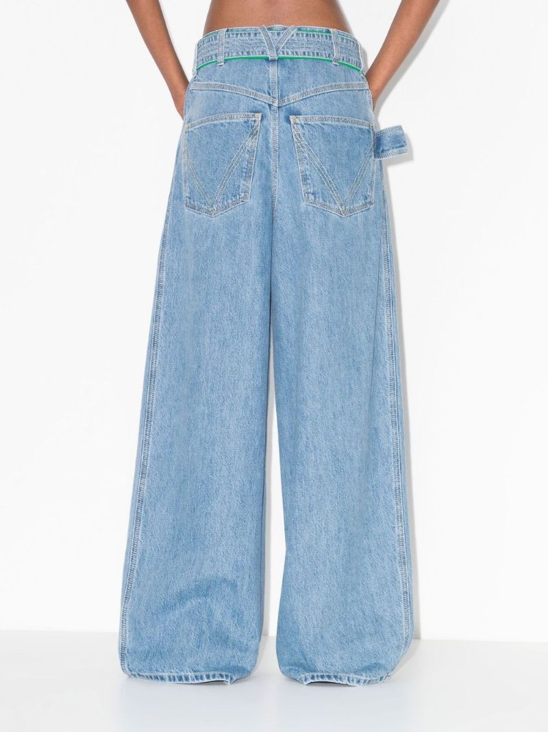 Belted Wide Leg Jeans