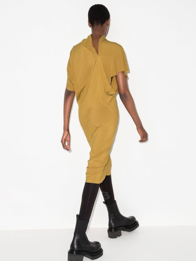 Twisted Back Midi Dress