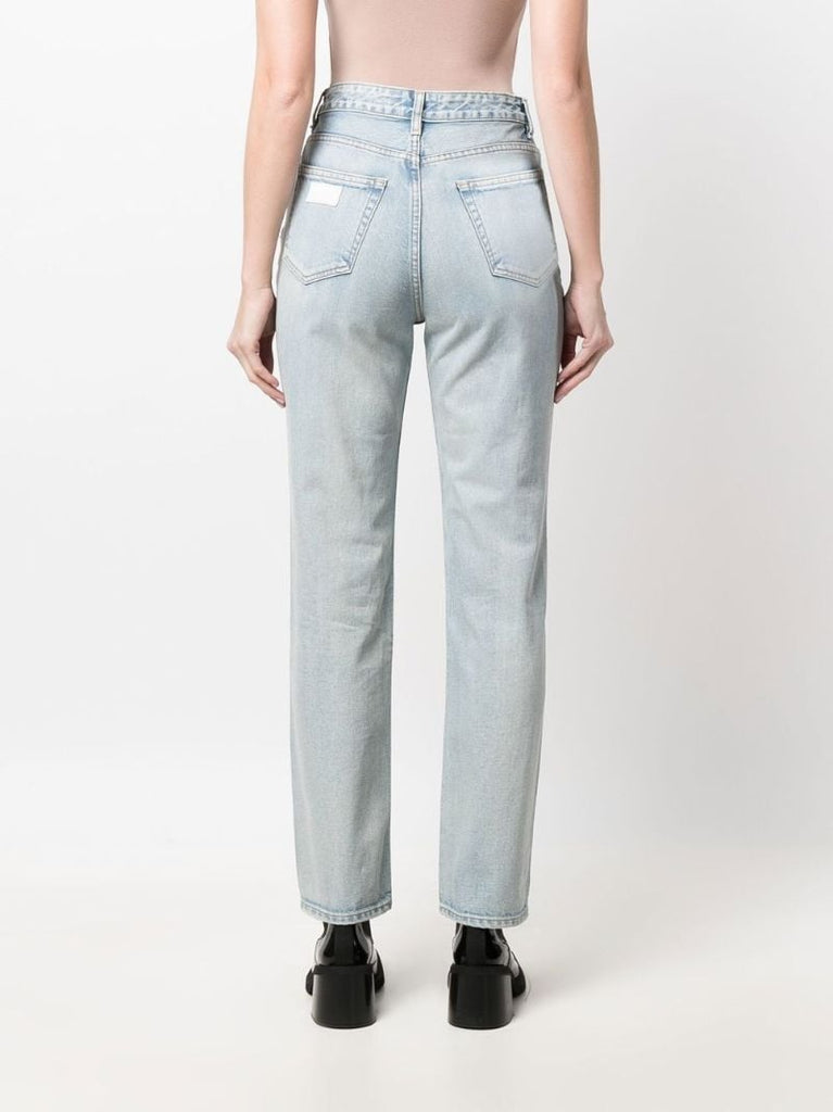 Straight-leg High-rise Jeans
