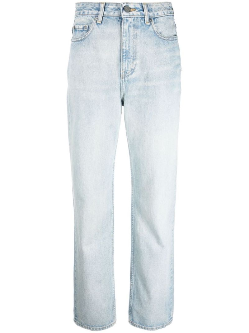 Straight-leg High-rise Jeans
