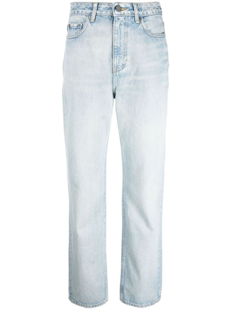 Straight-leg High-rise Jeans