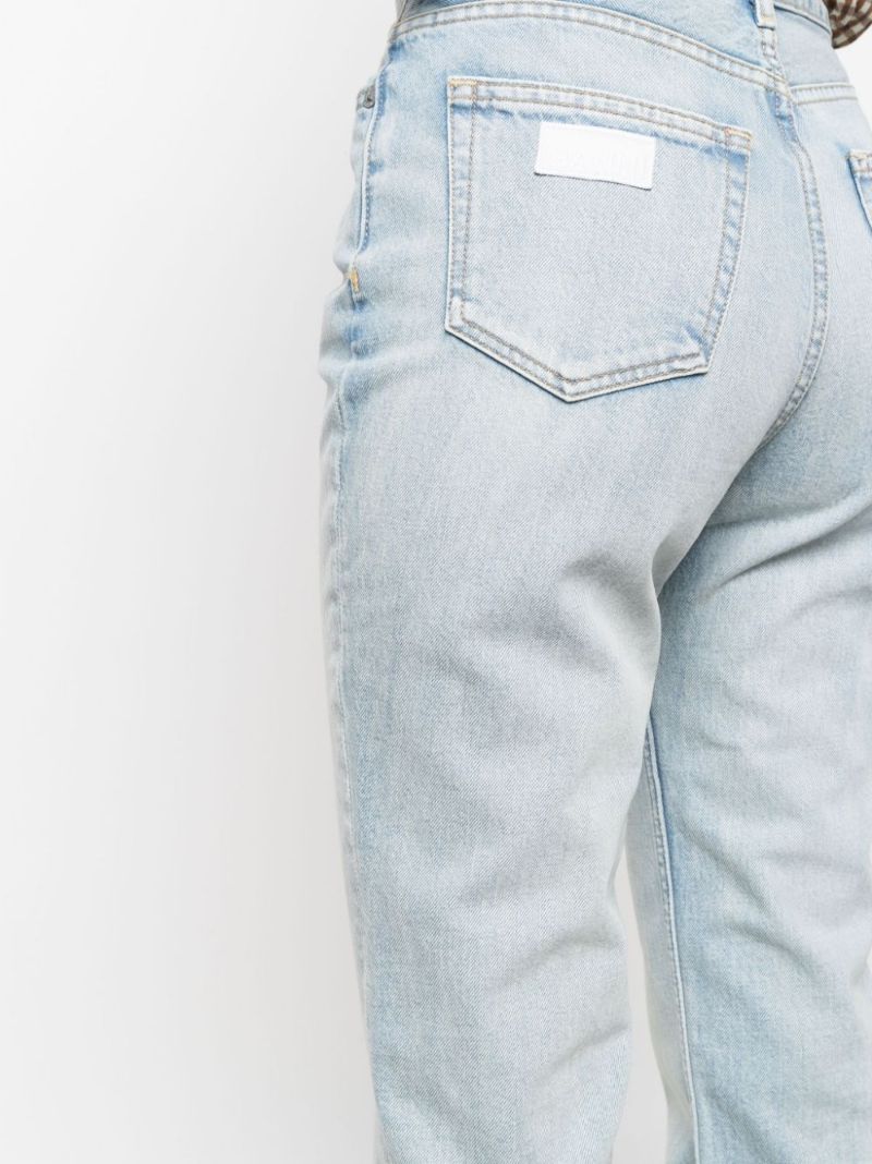 Straight-leg High-rise Jeans