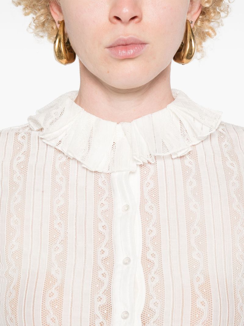 White Lace Shirt