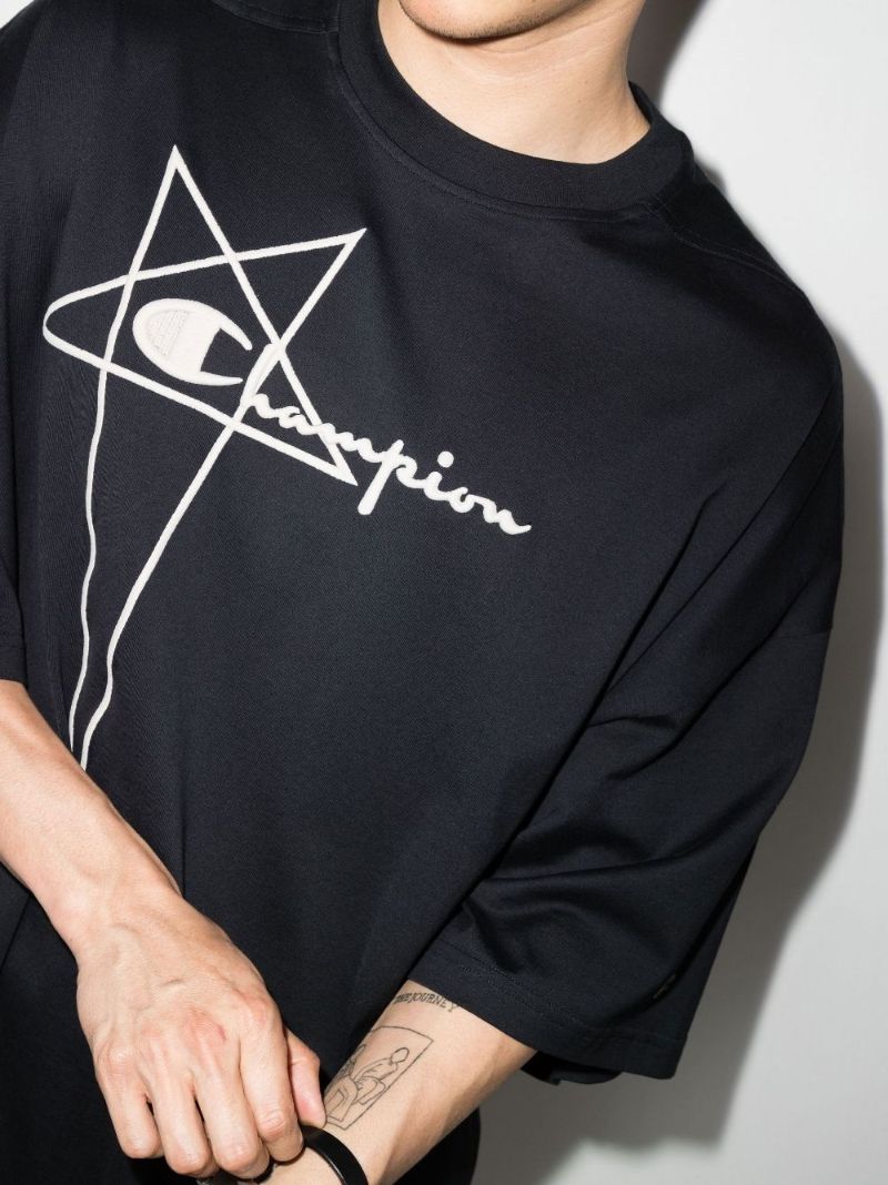 X Champion Tommy Logo Cotton T-shirt
