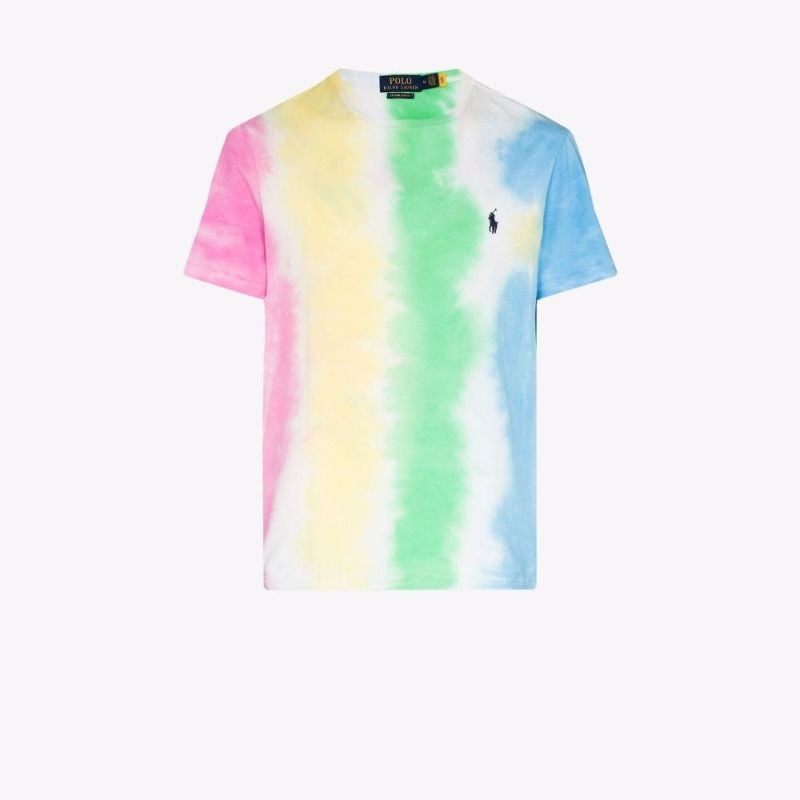 Logo Tie-dye Cotton T-shirt