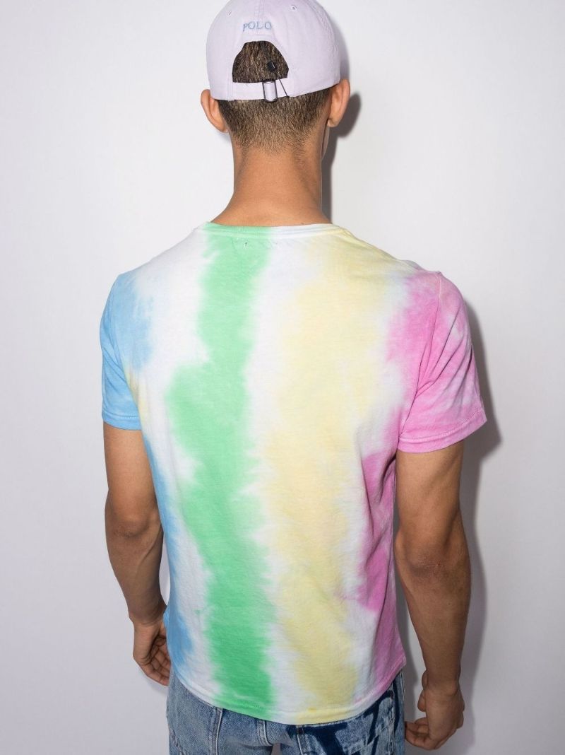 Logo Tie-dye Cotton T-shirt