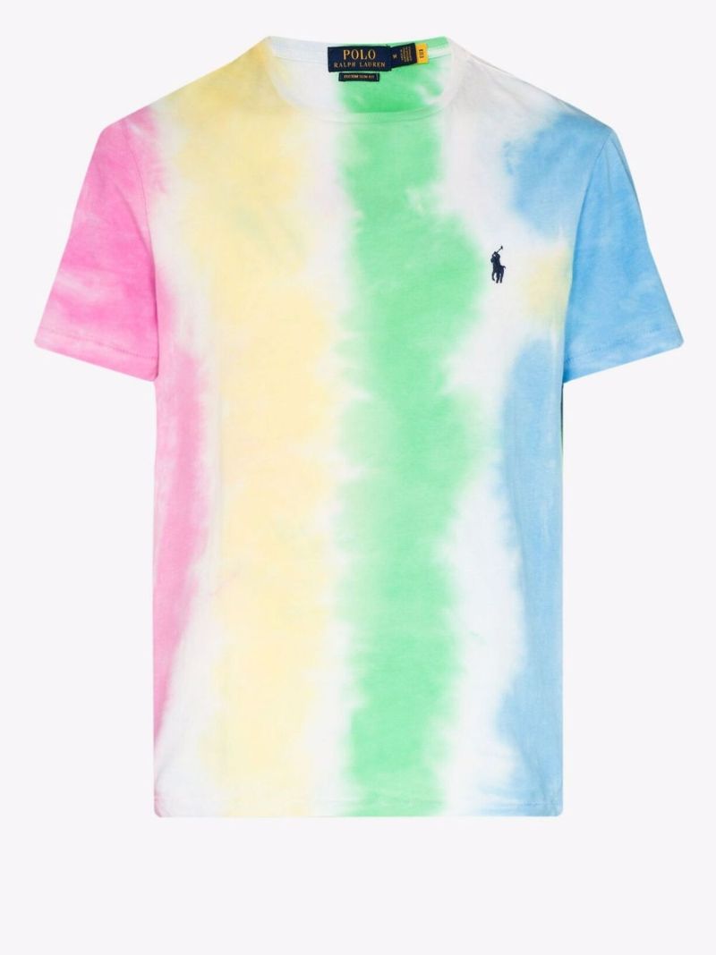 Logo Tie-dye Cotton T-shirt