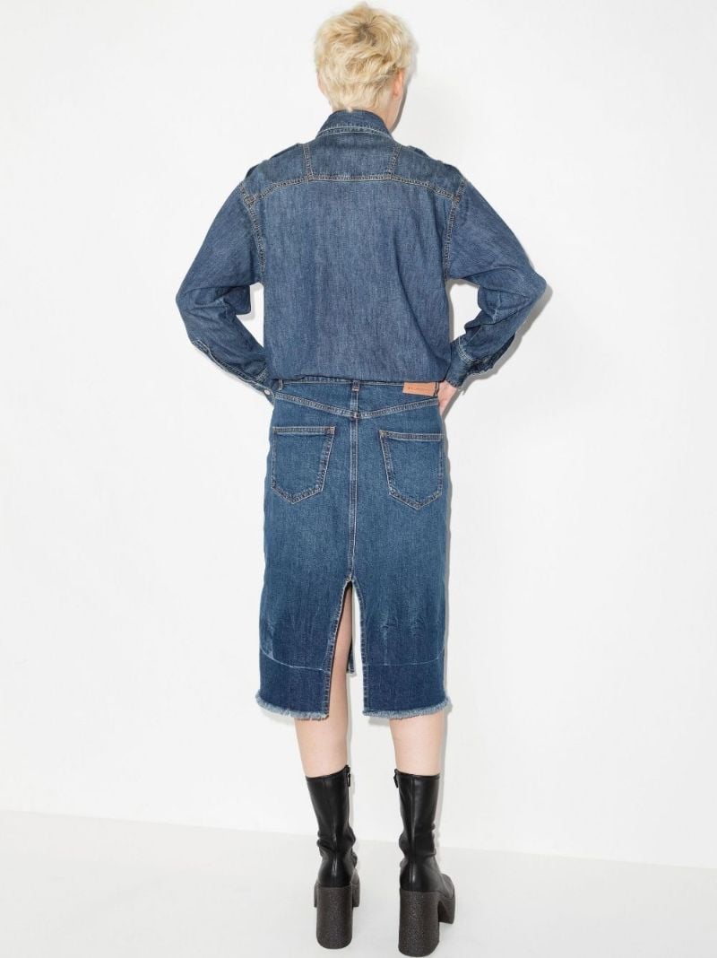 Blue Denim Shirt Dress