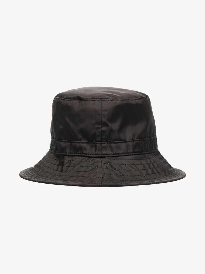 Black Logo Patch Bucket Hat