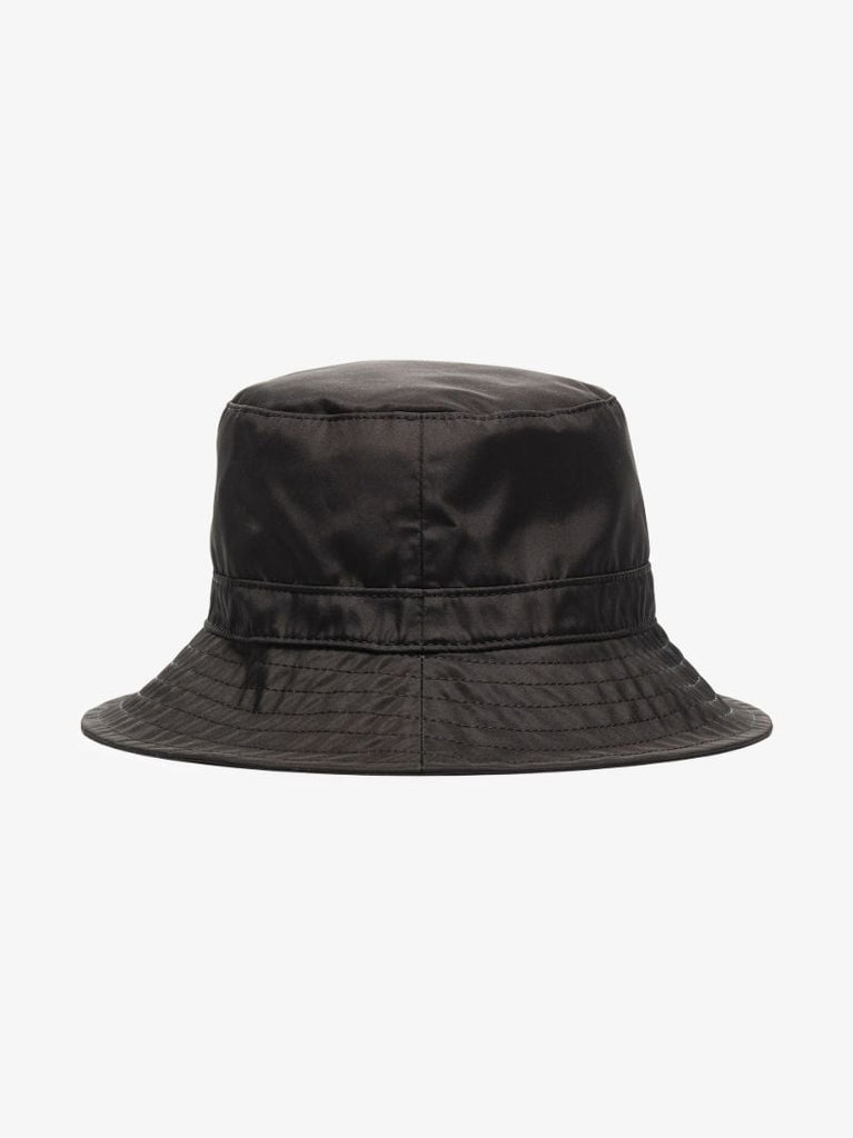 Black Logo Patch Bucket Hat