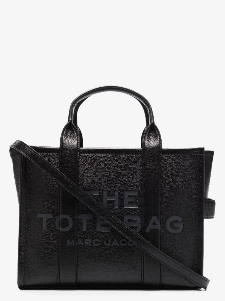 Black the Leather Small Tote Bag
