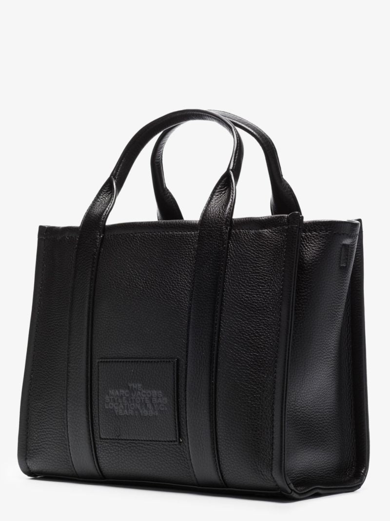 Black the Leather Small Tote Bag