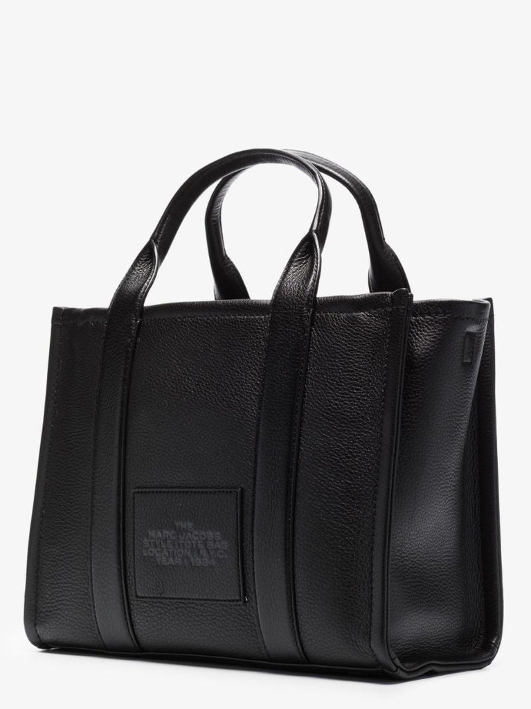 Black the Leather Small Tote Bag