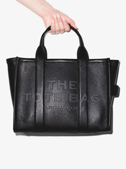 Black the Leather Small Tote Bag