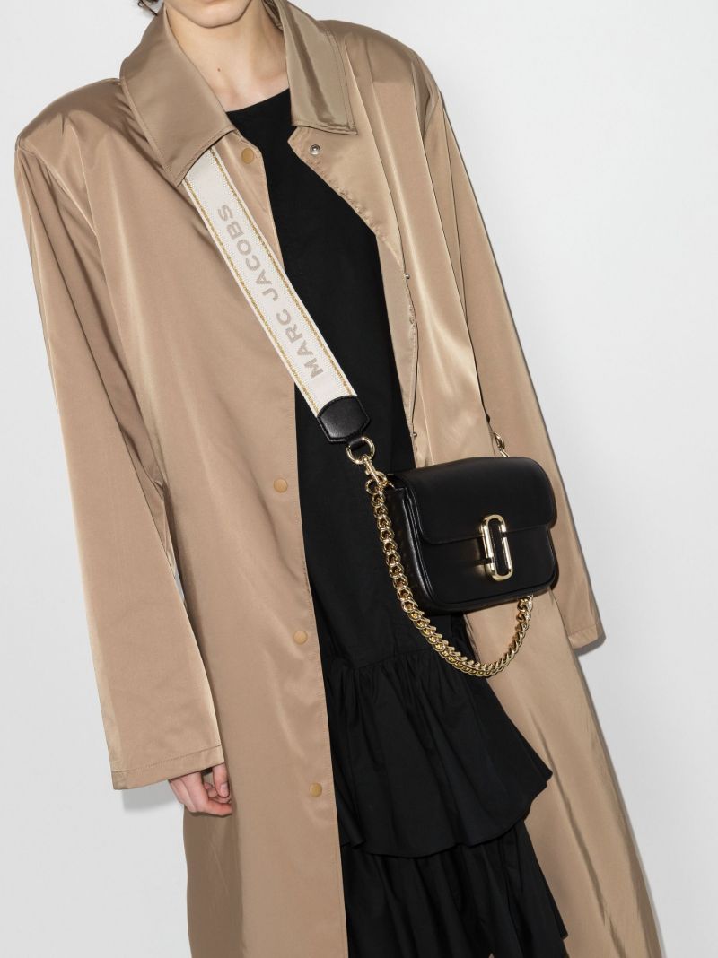 Black the J Marc Leather Shoulder Bag