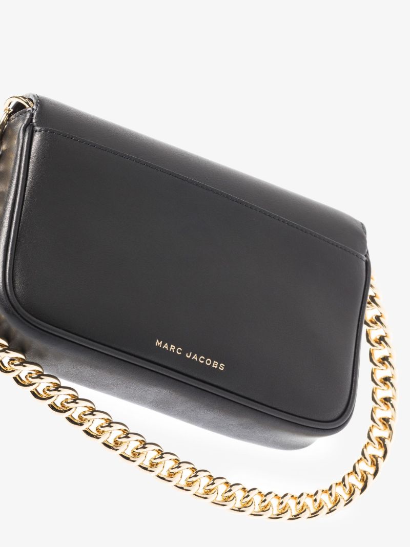Black the J Marc Leather Shoulder Bag