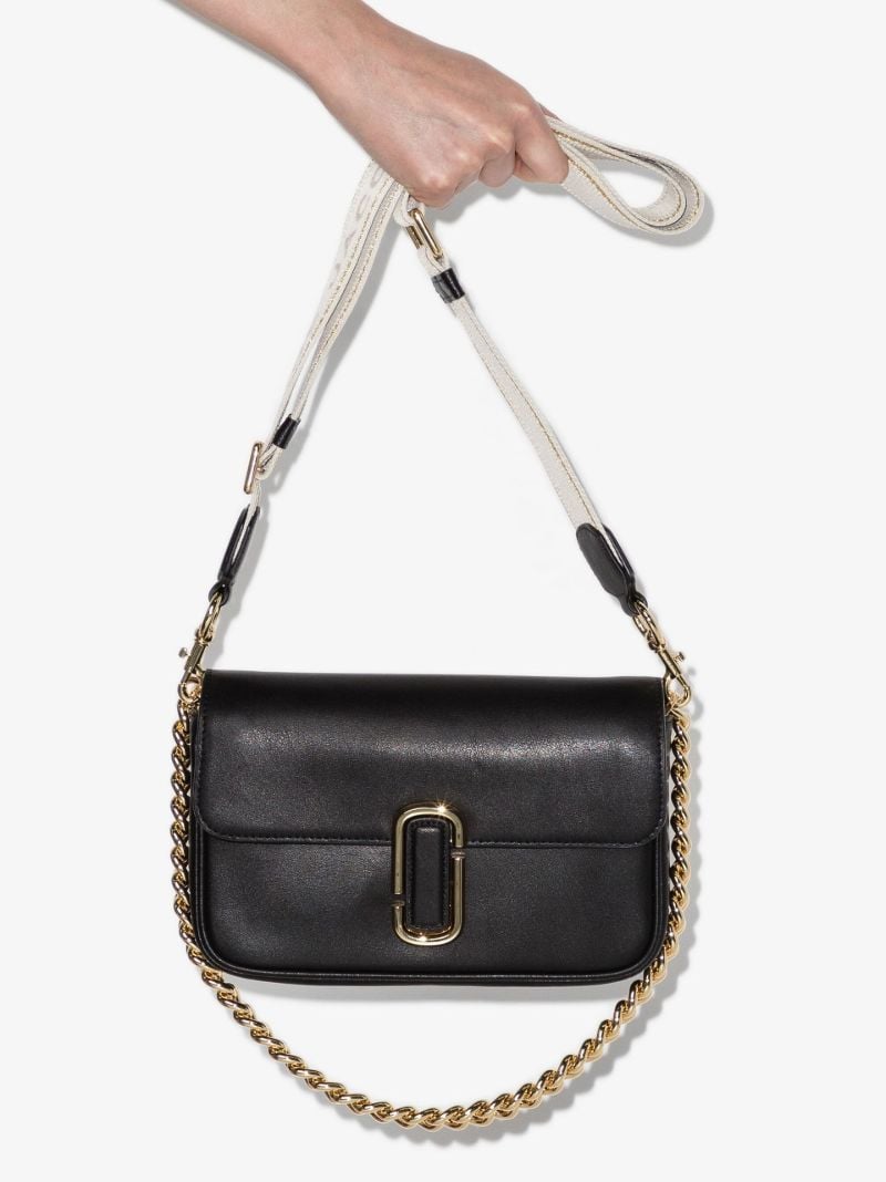 Black the J Marc Leather Shoulder Bag