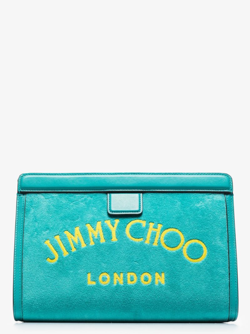 Blue Varenne Terry Clutch Bag