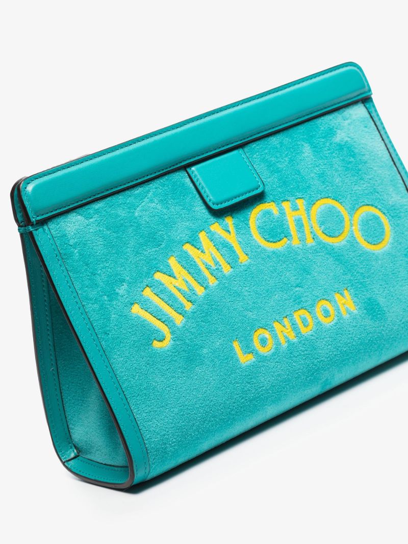 Blue Varenne Terry Clutch Bag