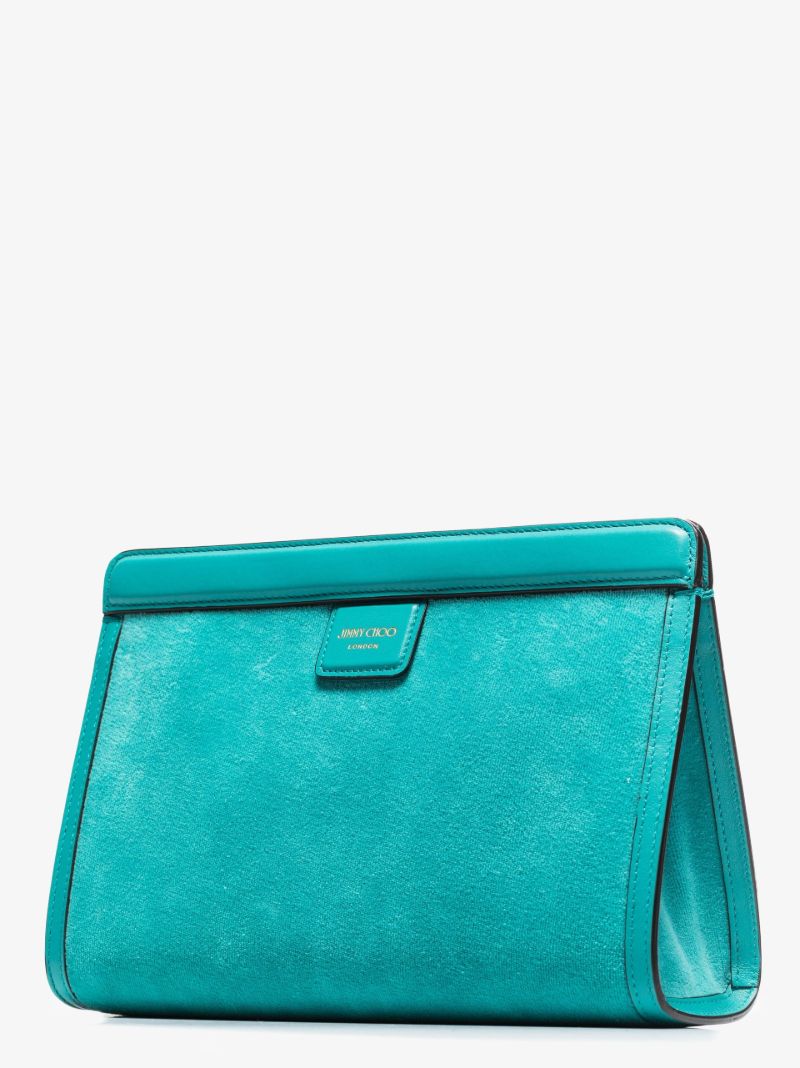 Blue Varenne Terry Clutch Bag