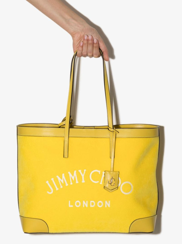 Yellow Nine2five Terry Tote Bag