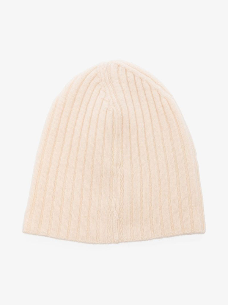 Neutral Harmony Wool Knit Beanie Hat