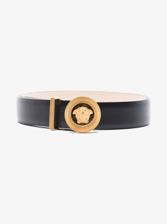 Black Medusa Biggie Leather Belt