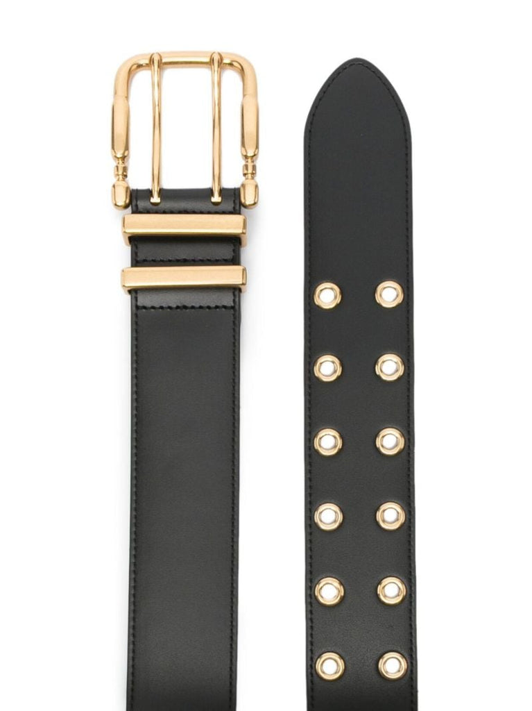 Black Duo Leather Belt