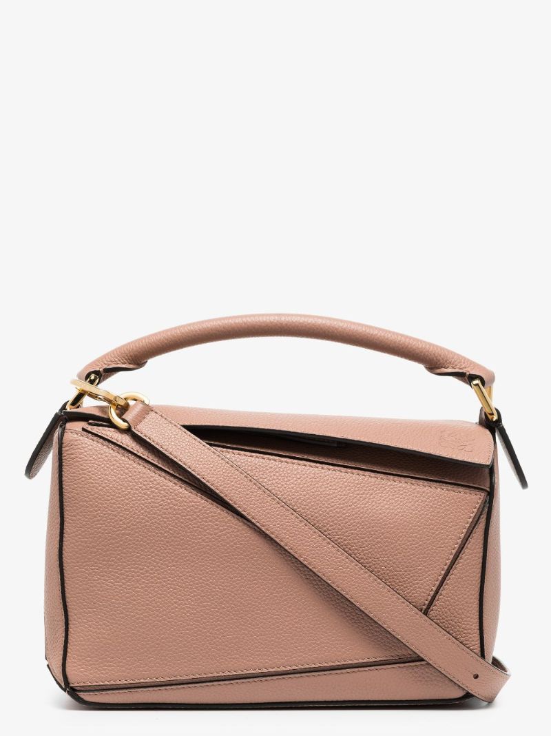 Neutral Puzzle Small Leather Shoulder Bag