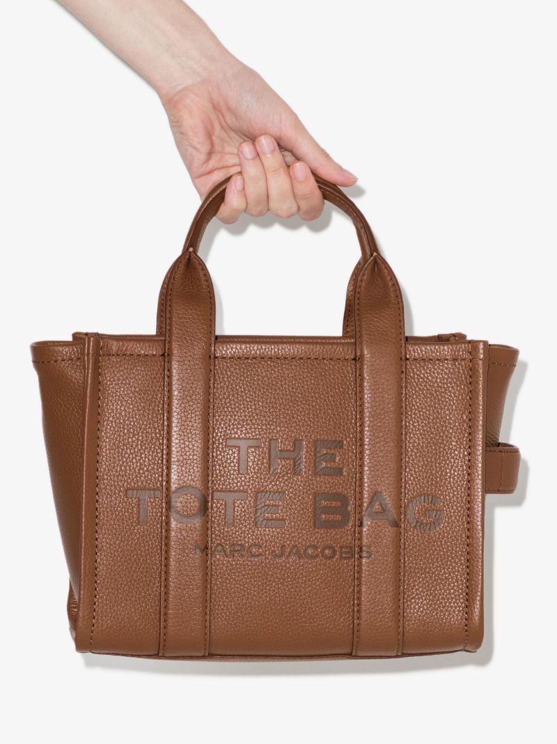 Brown the Tote Mini Leather Bag