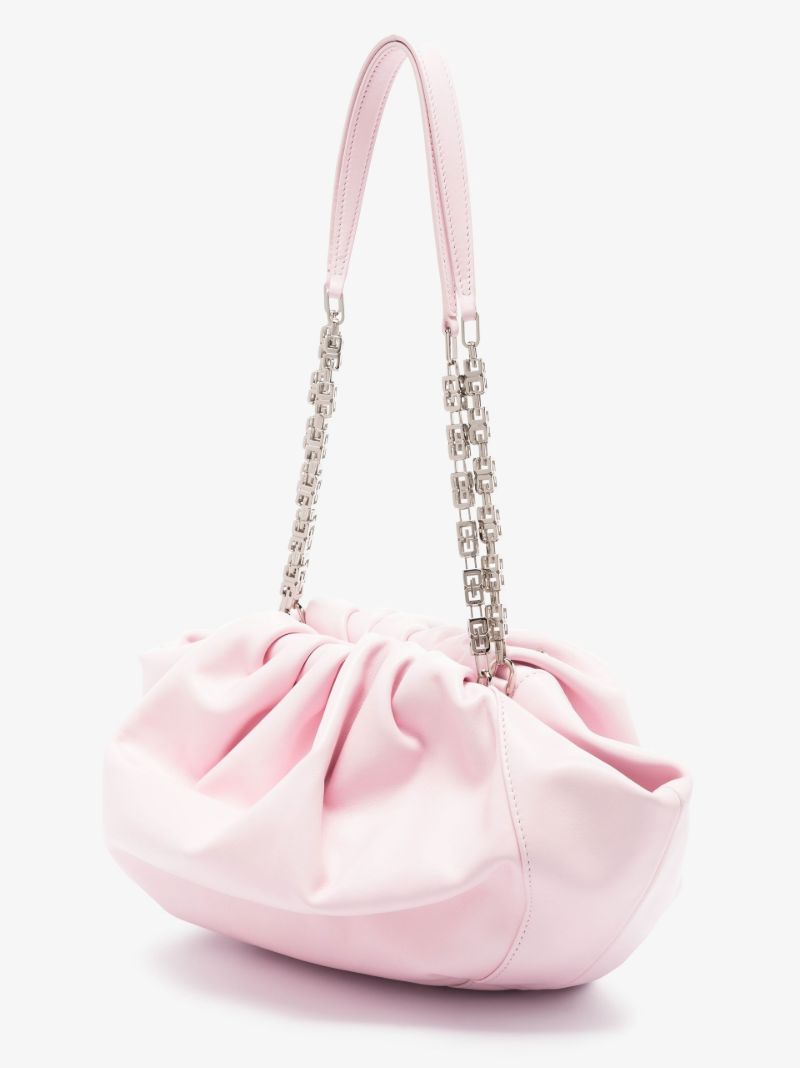 Pink Kenny 4g Chain Leather Bag