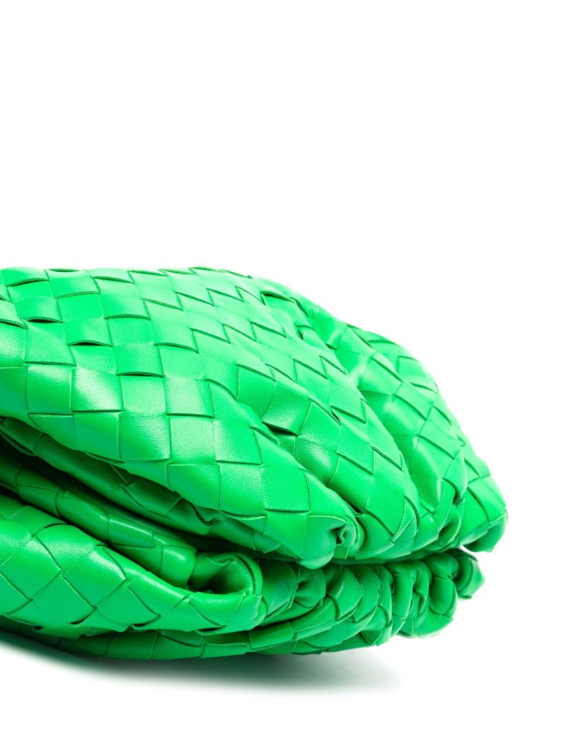 Green Teen Pouch Leather Clutch Bag