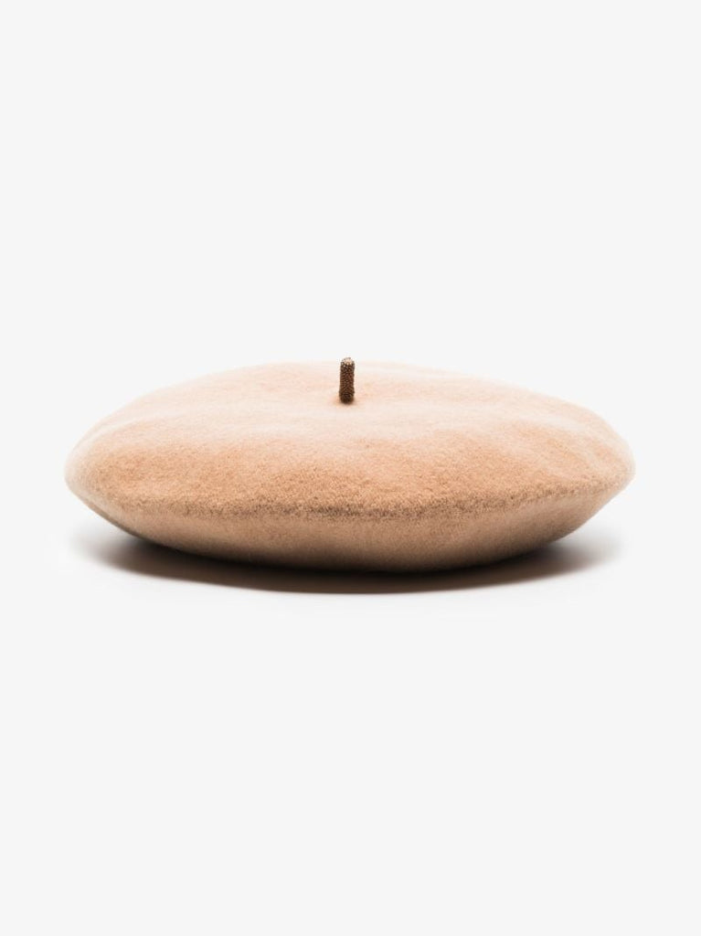 Neutral Wool Beret